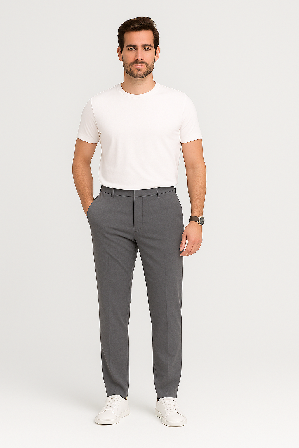 Pantaloni Uomo – Effetto Seta, Traspiranti & Rilassati
