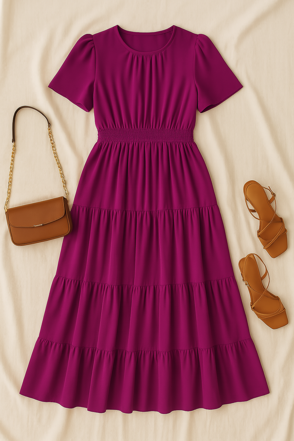 Maxi Abito Donna – Stile Vintage, Elegante & Fluente