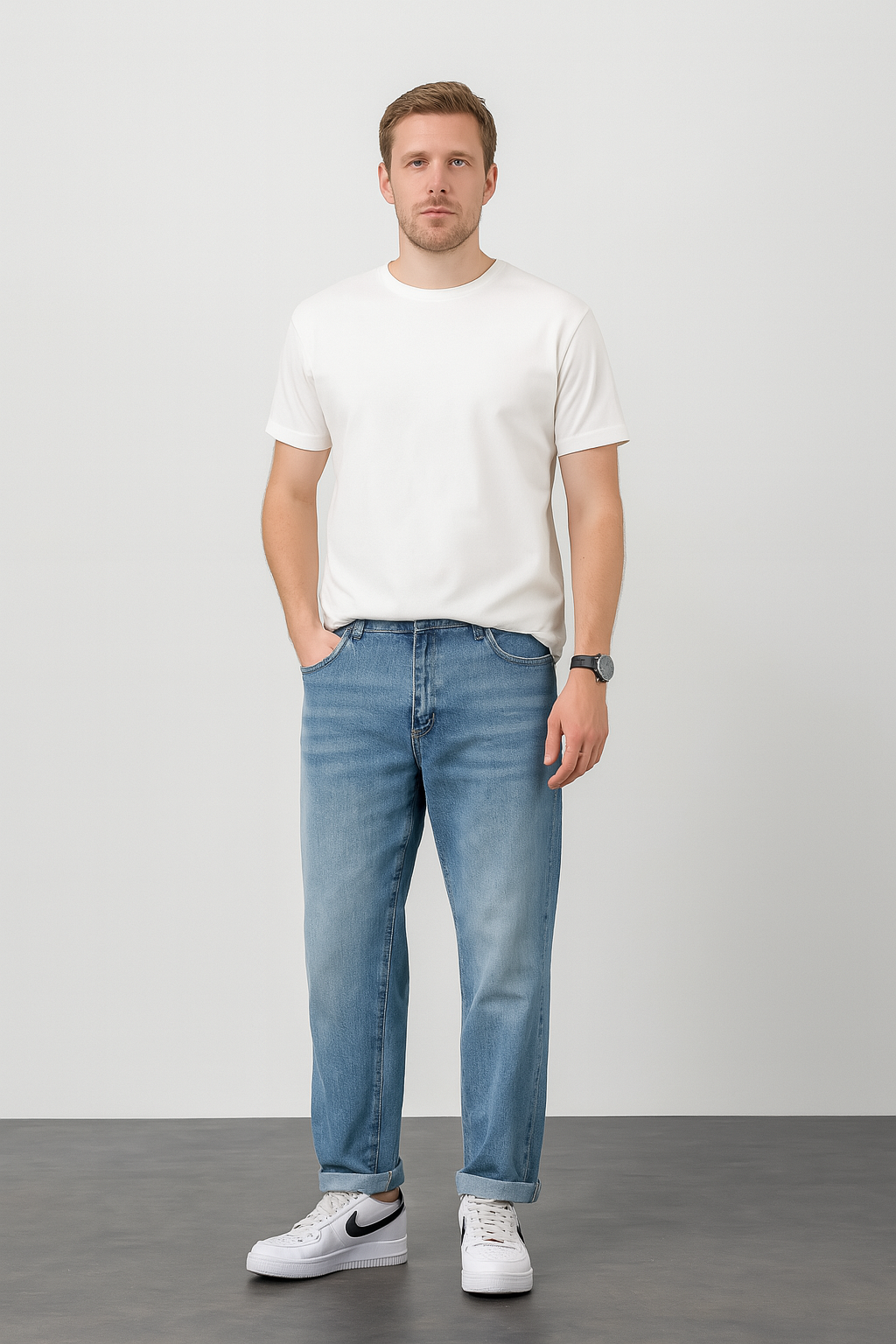 Pantaloni Uomo – Stile Denim, Leggeri & Affusolati