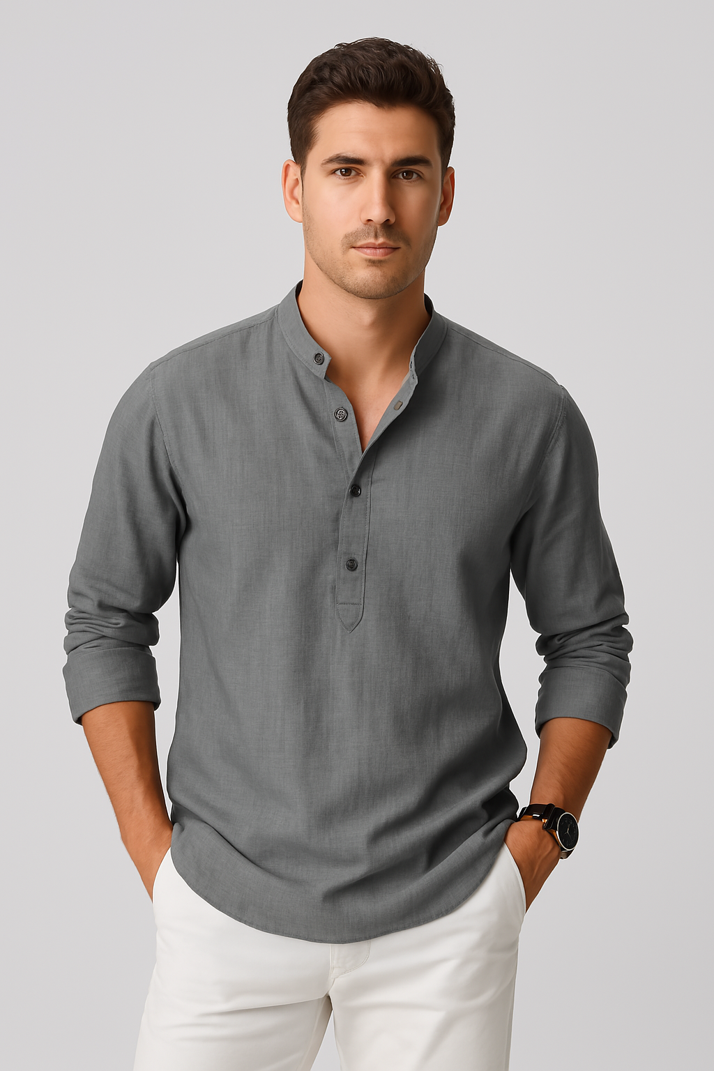 Camicia Uomo – Taglio Comodo, Elegante & Traspirante