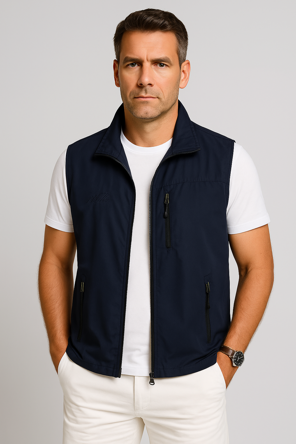 Gilet Uomo – Funzionale, Leggero & Antivento