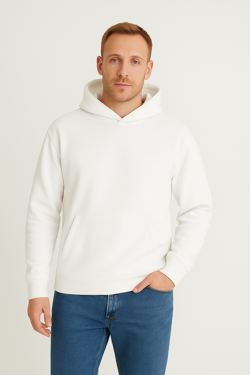 Felpa Uomo con Cappuccio – Foderata, Rilassata & Versatile