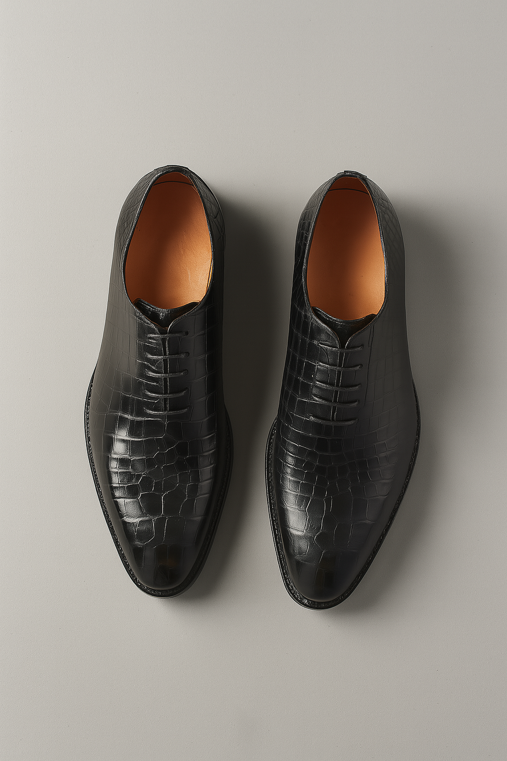 Scarpe Uomo – Effetto Coccodrillo, Formali & Chic