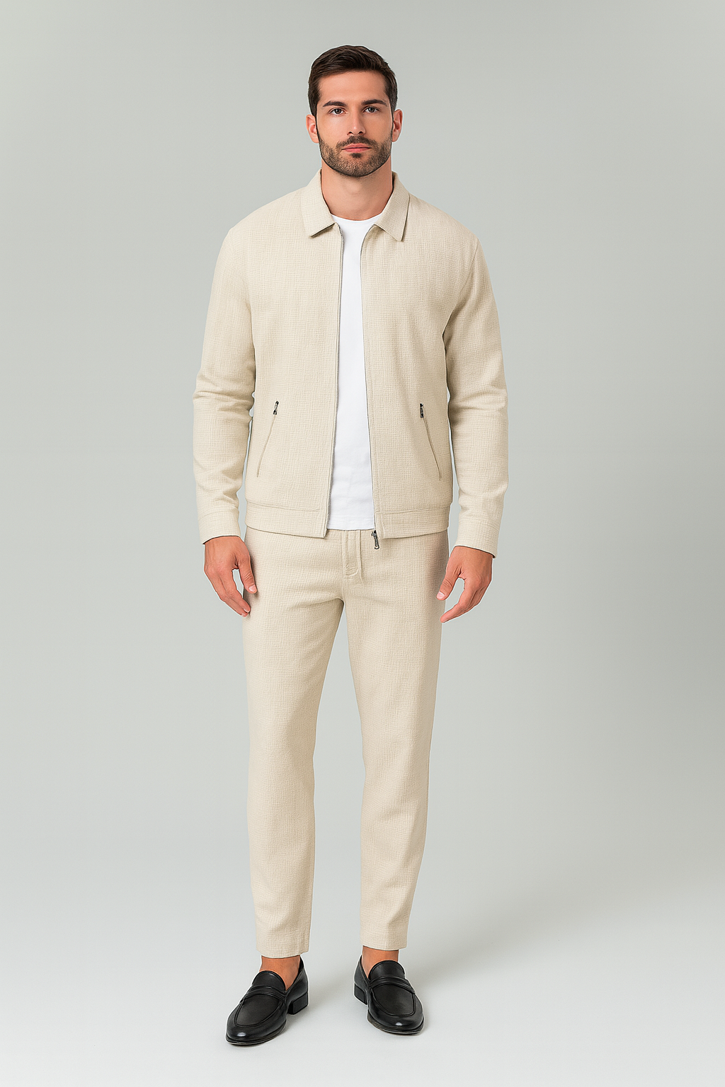 Set Uomo – Polo Giacca & Pantaloni, Casual & Traspirante