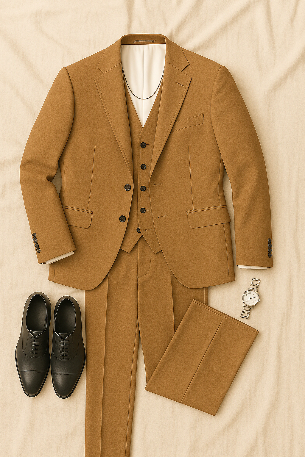 Completo Uomo 3 Pezzi – Stile Classico, Elegante & Raffinato