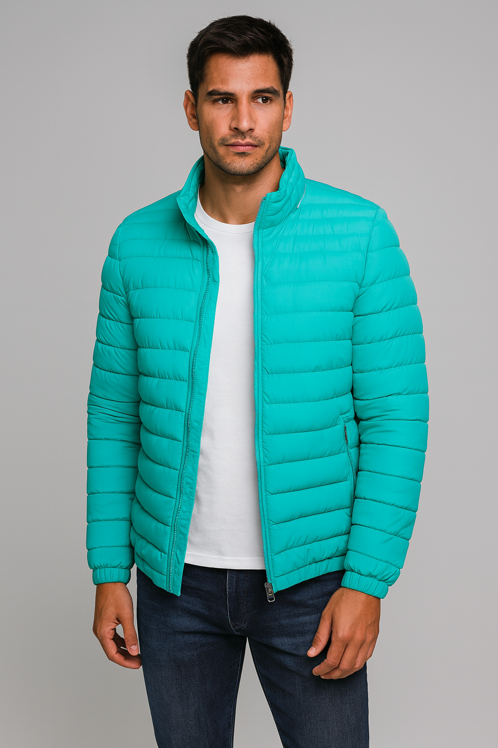 Giacca Uomo – Stile Piumino, Slim & Confortevole