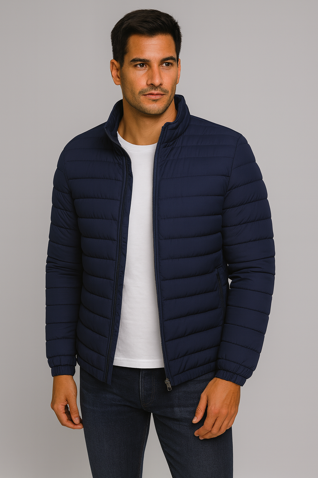 Giacca Uomo – Stile Piumino, Slim & Confortevole