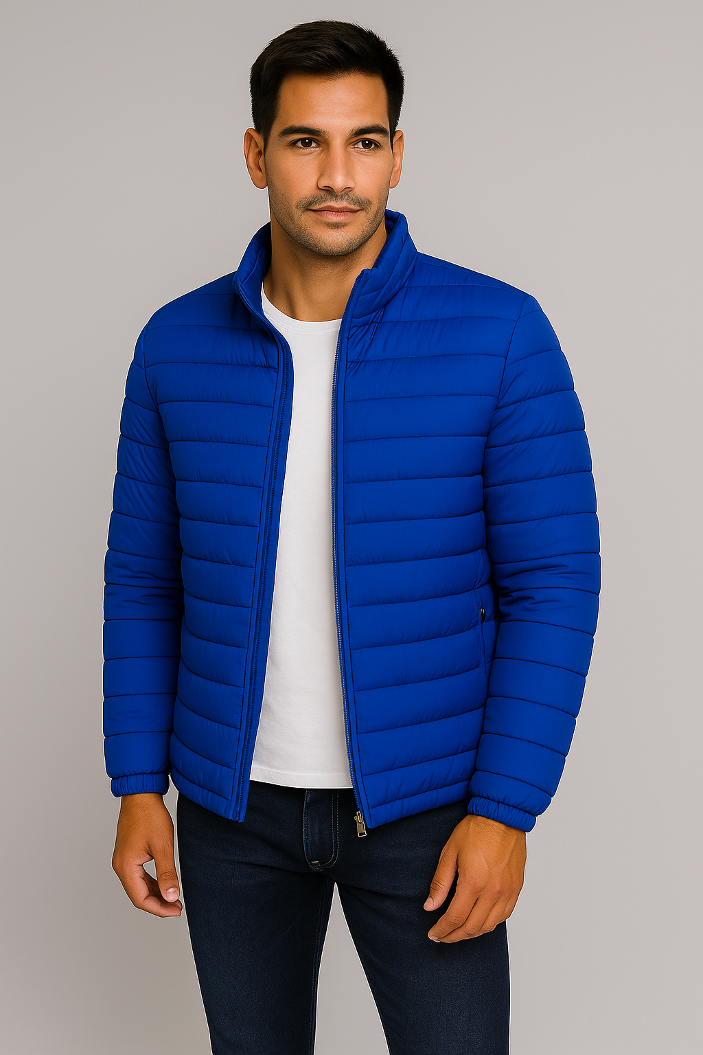 Giacca Uomo – Stile Piumino, Slim & Confortevole