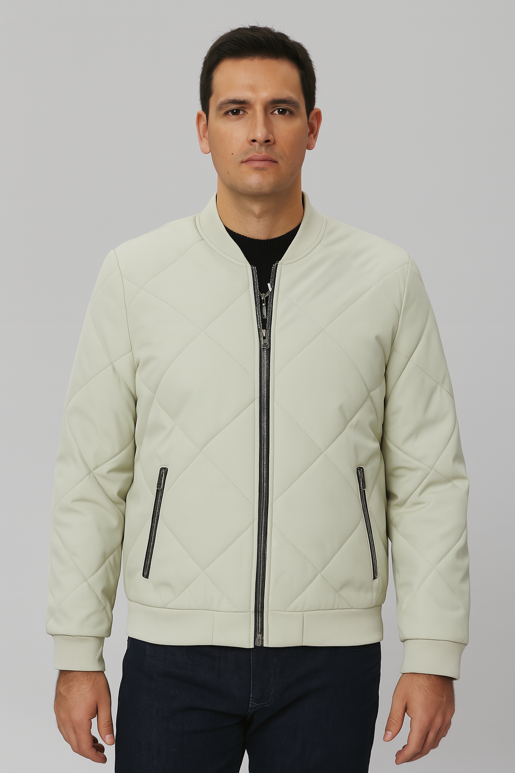 Giacca Uomo Trapuntata – Look Invernale, Calda & Corto