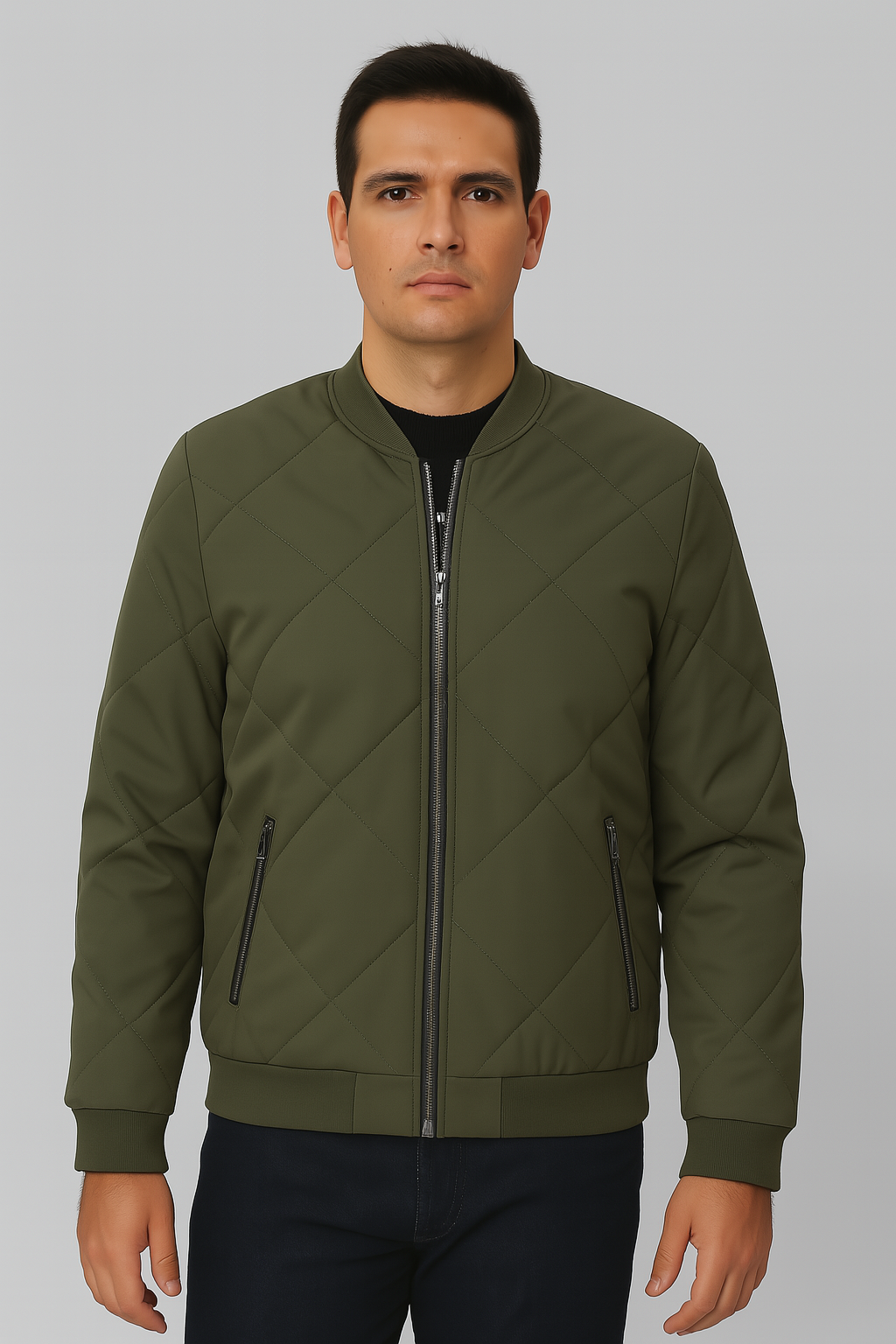 Giacca Uomo Trapuntata – Look Invernale, Calda & Corto