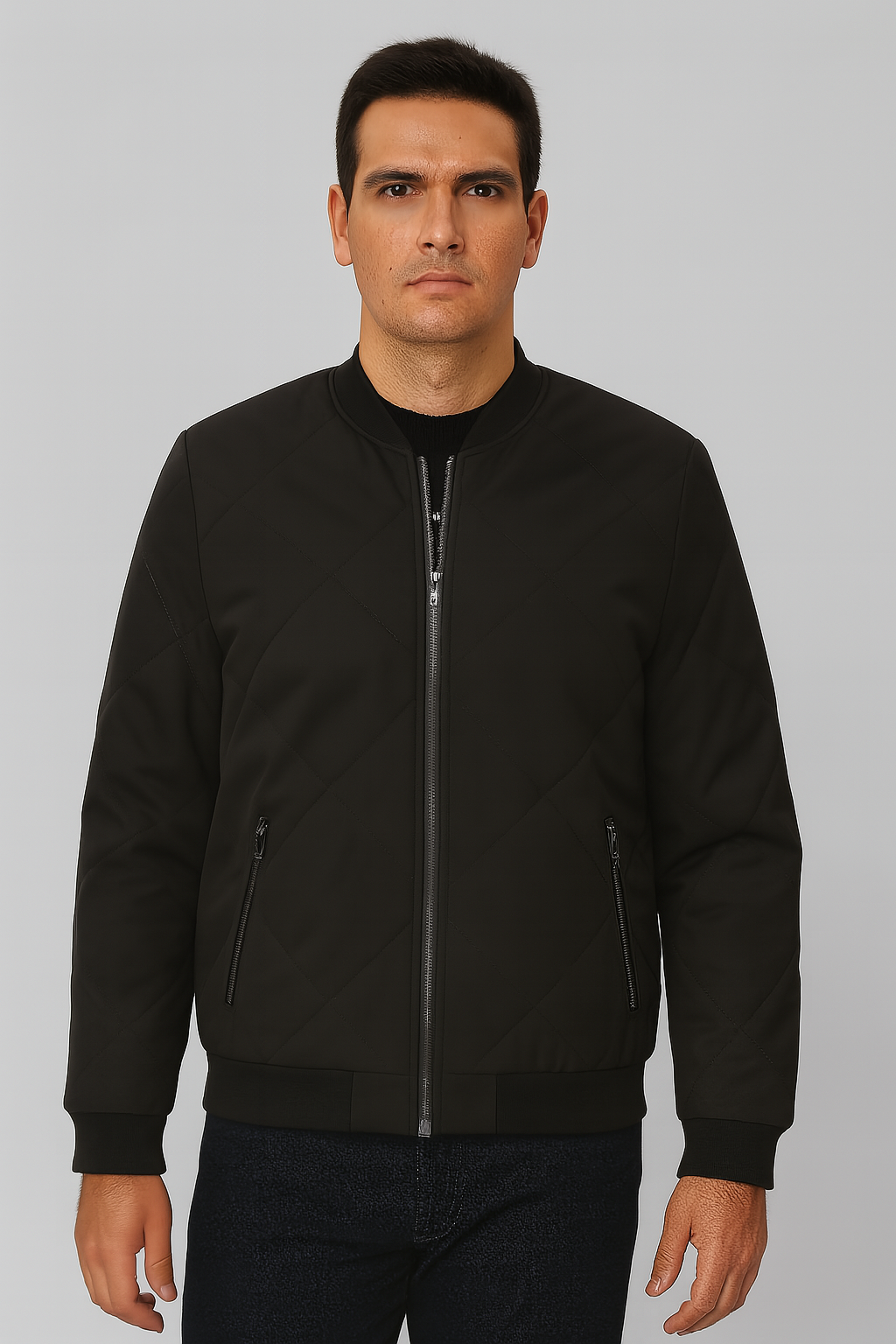 Giacca Uomo Trapuntata – Look Invernale, Calda & Corto