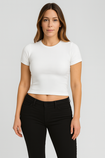 T-shirt Donna – Stile Y2K, Slim & Trendy