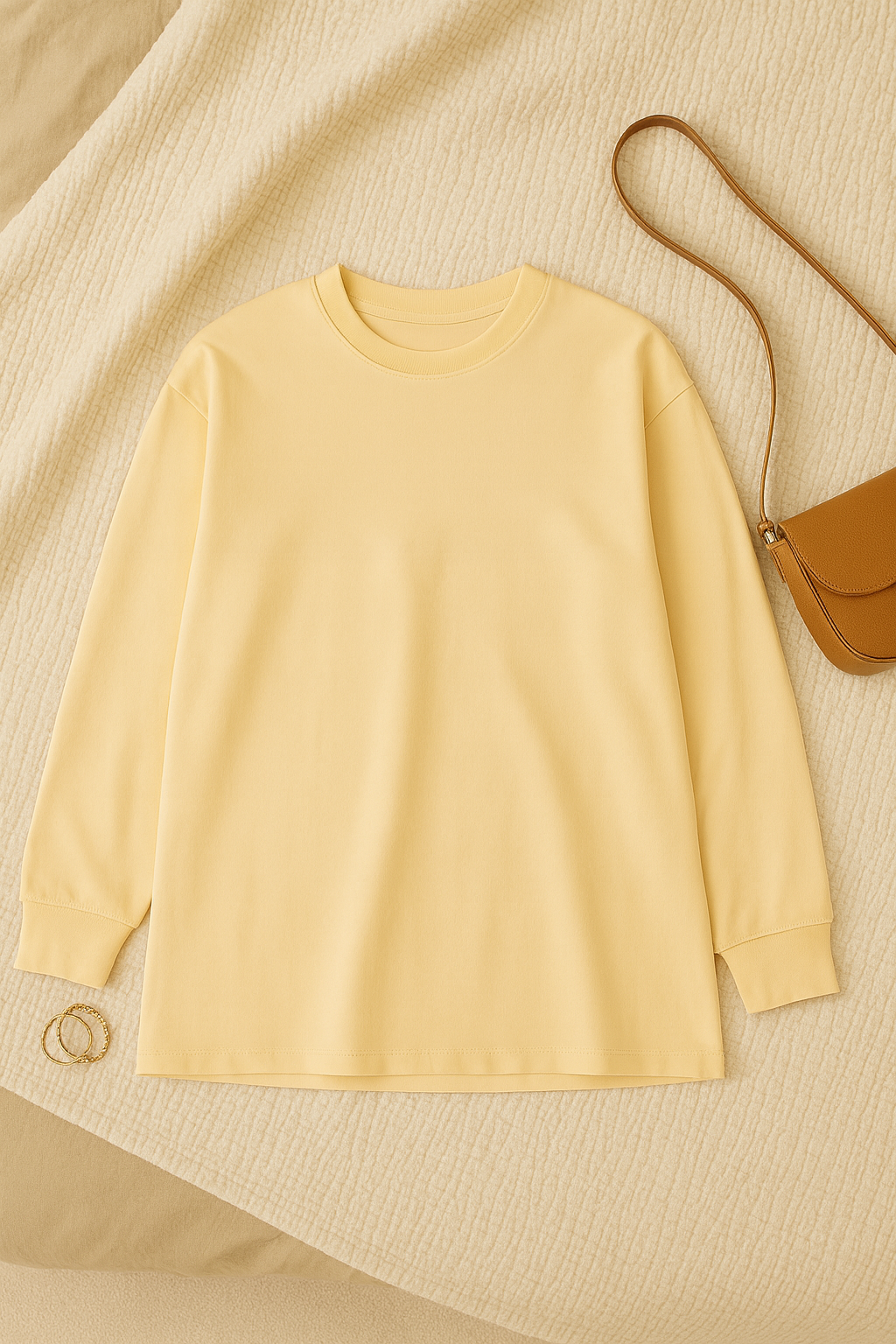 Maglietta Donna – Collo Rotondo, Comoda & Basic