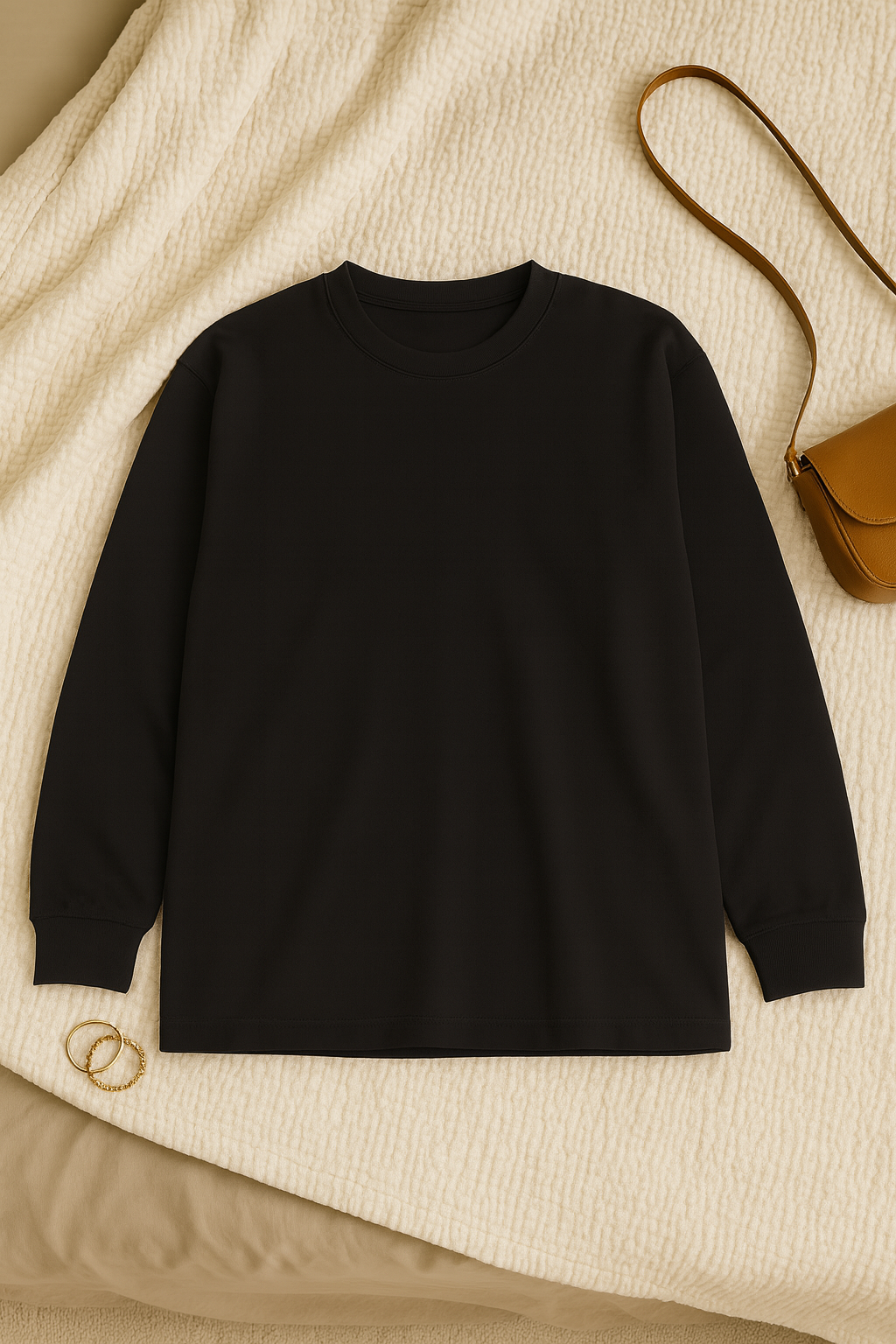 Maglietta Donna – Collo Rotondo, Comoda & Basic