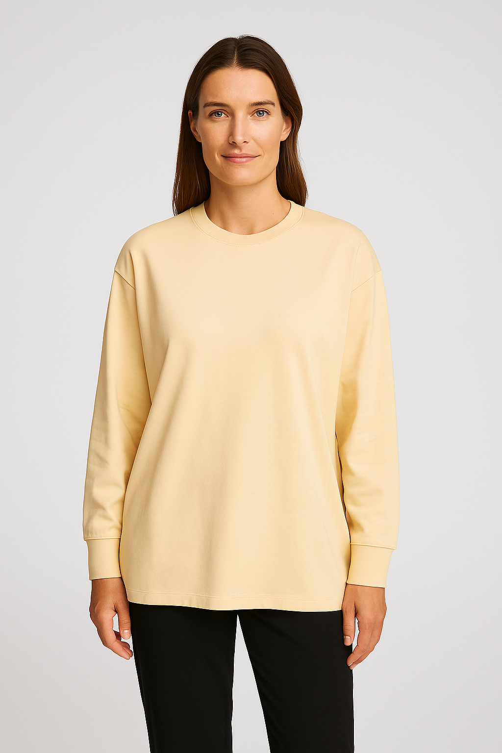 Maglietta Donna – Collo Rotondo, Comoda & Basic
