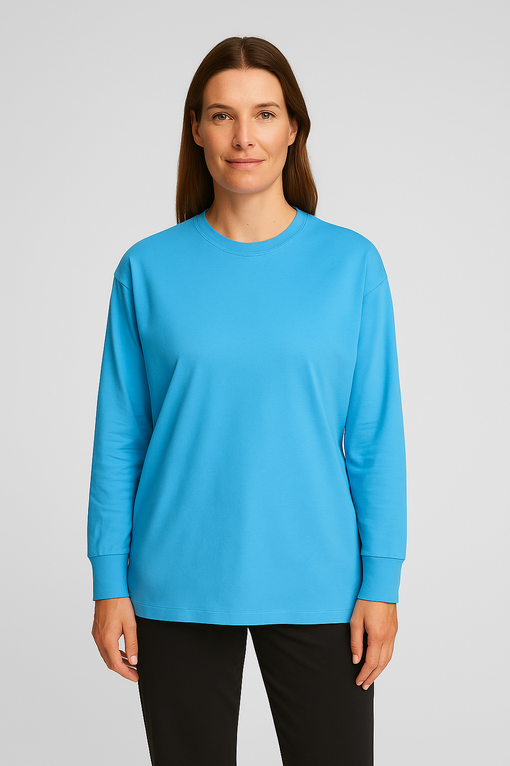 Maglietta Donna – Collo Rotondo, Comoda & Basic
