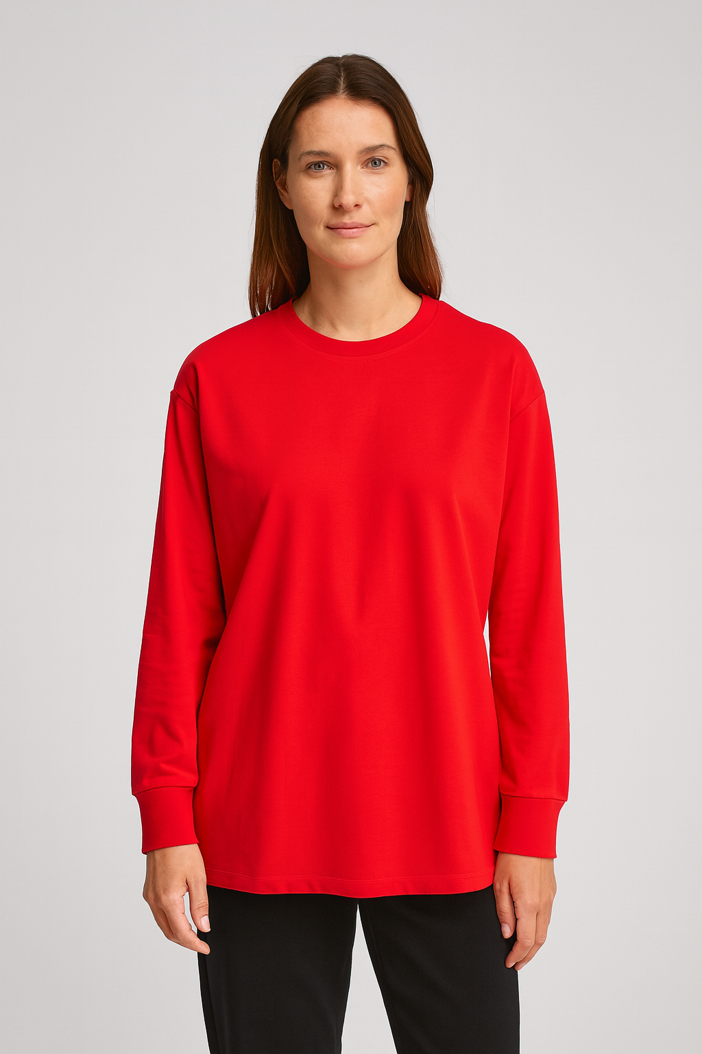 Maglietta Donna – Collo Rotondo, Comoda & Basic