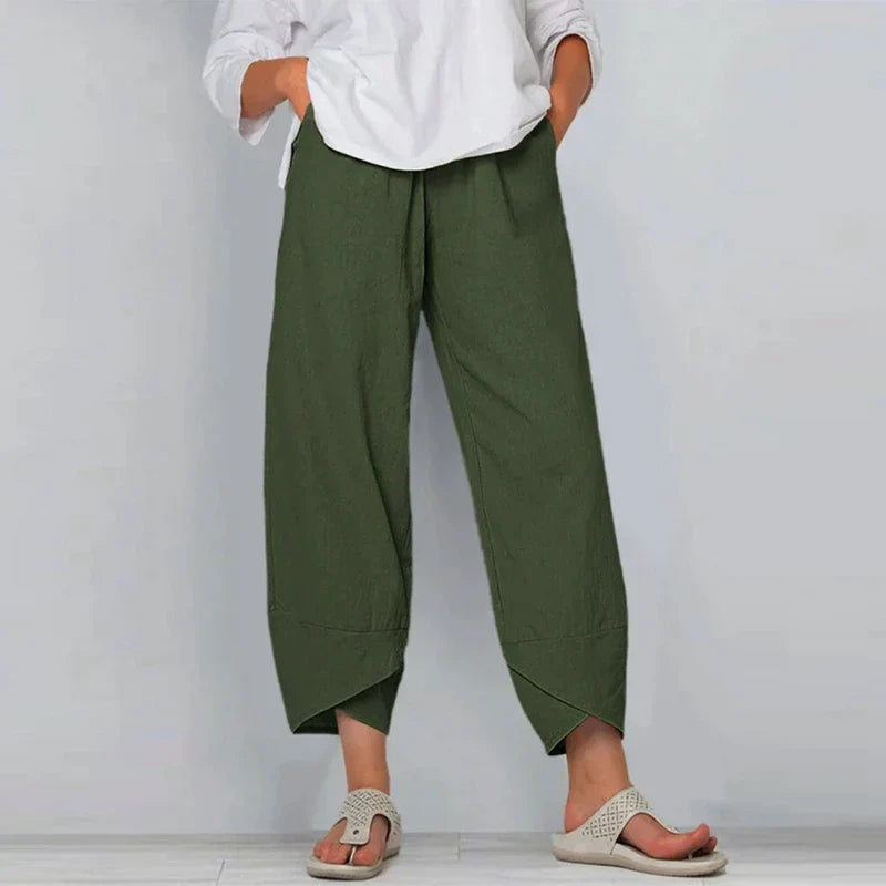 HARLENA | RELAXED LINEN TROUSERS