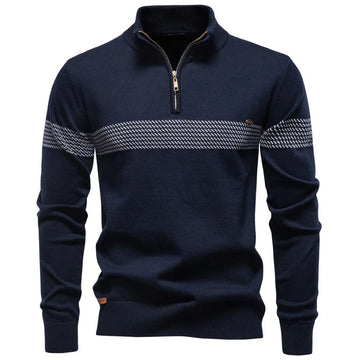 SEAN | HERITAGE STRIPE COTTON SWEATER