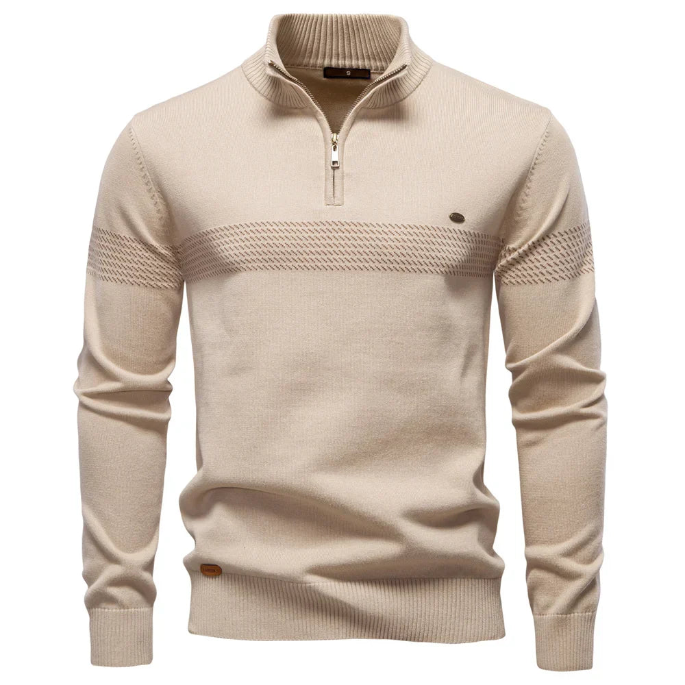 SEAN | HERITAGE STRIPE COTTON SWEATER