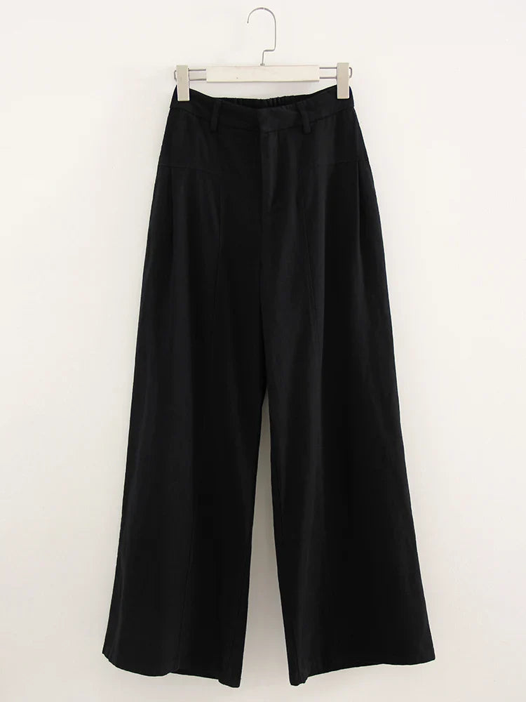 ELARIA | HIGH-WAIST WIDE-LEG TROUSERS