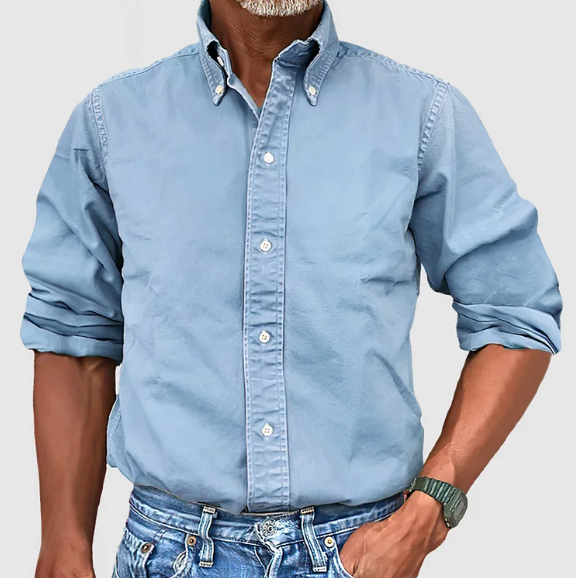 PAOLO | CAMICIA A MANICHE LUNGHE CON BOTTONI