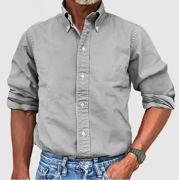 PAOLO | CAMICIA A MANICHE LUNGHE CON BOTTONI
