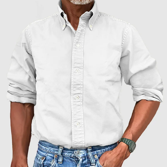 PAOLO | CAMICIA A MANICHE LUNGHE CON BOTTONI