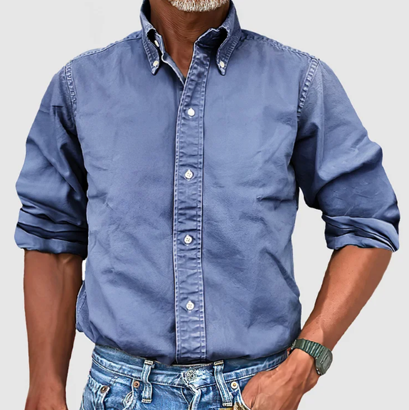 PAOLO | CAMICIA A MANICHE LUNGHE CON BOTTONI