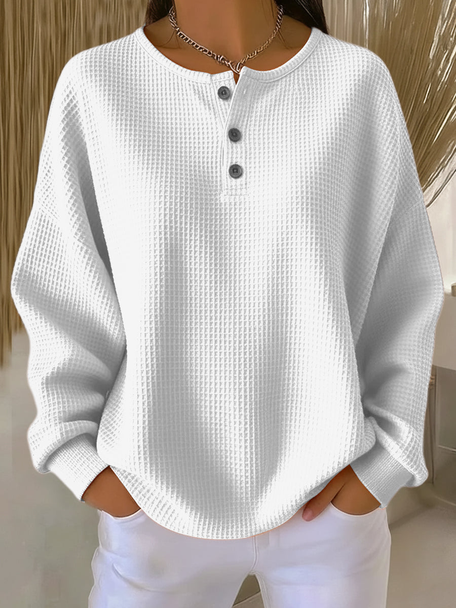 MAGLIONE RAFFAELLA | TEXTURE WAFFLE RILASSATA