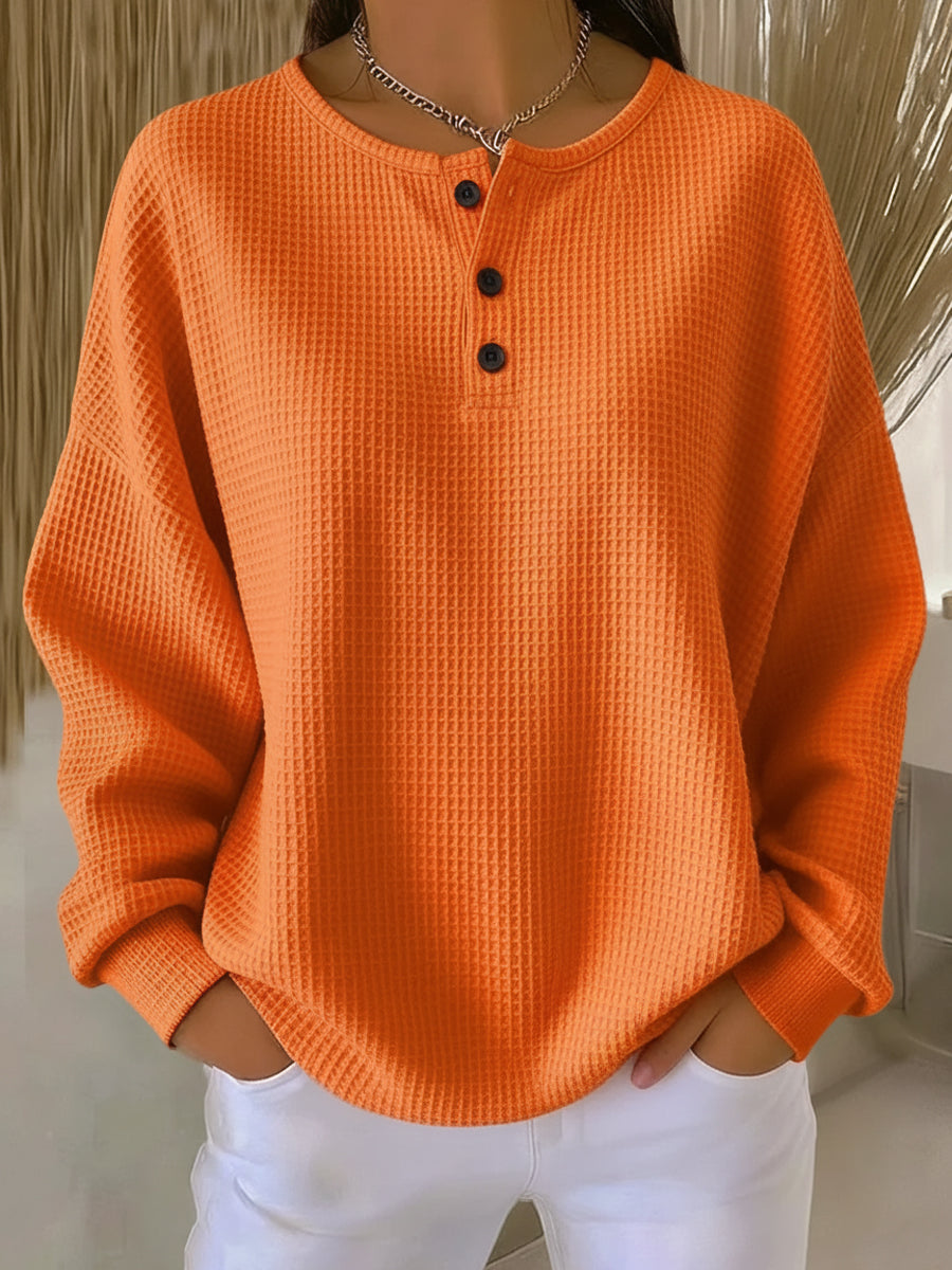 MAGLIONE RAFFAELLA | TEXTURE WAFFLE RILASSATA