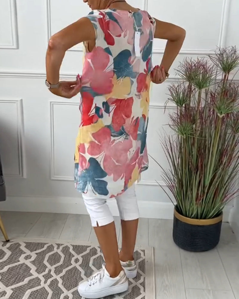 GIULIA | ABITO MIDI FLOREALE CASUAL