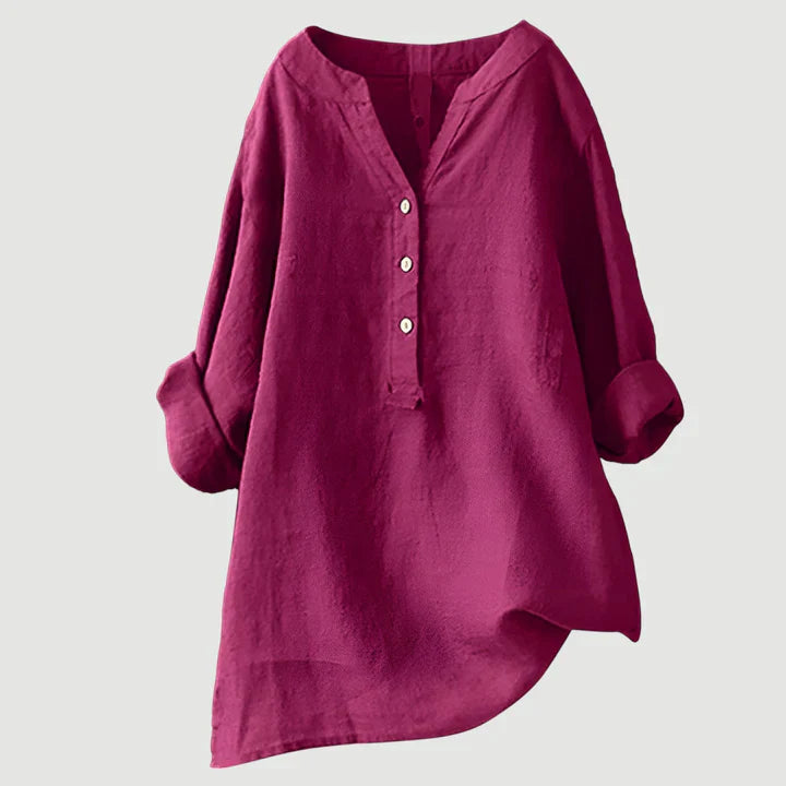 Freja | Airy and comfortable button-up shirt