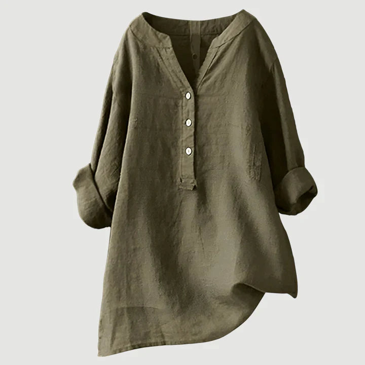 Freja | Airy and comfortable button-up shirt