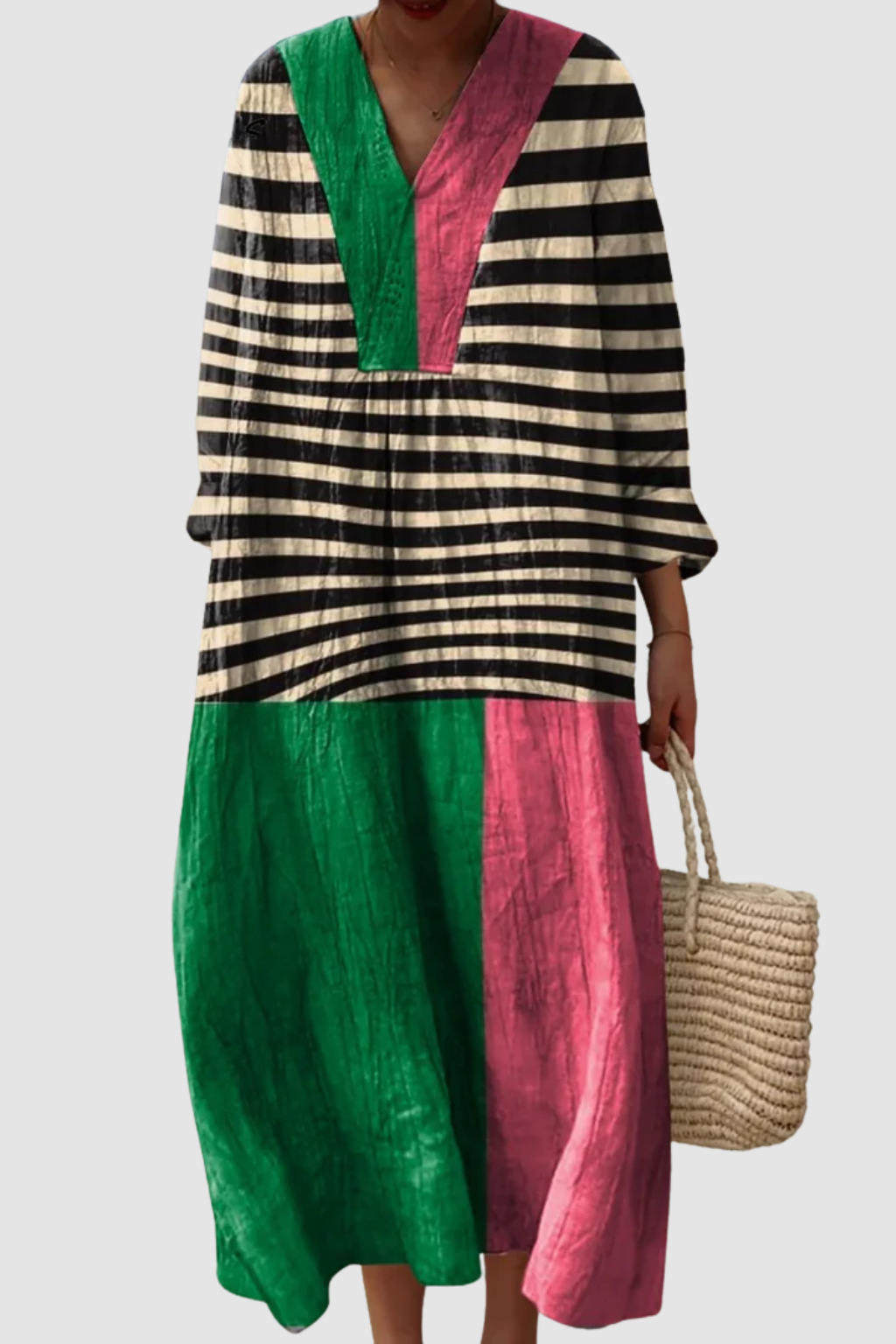 LUCY | IRREGULAR GEOMETRIC ART PRINT DRESS