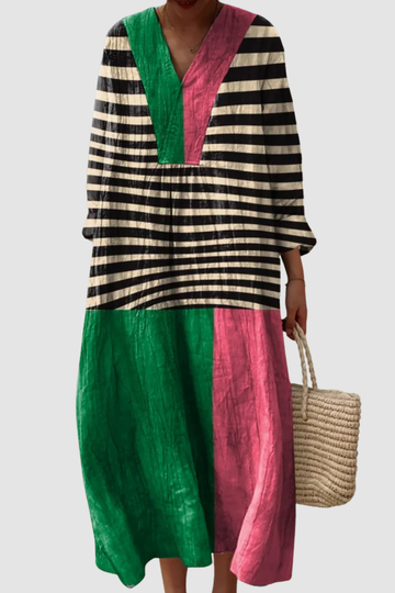 LUCY | IRREGULAR GEOMETRIC ART PRINT DRESS