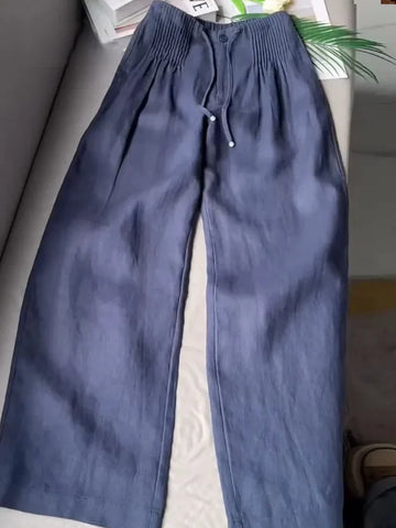 ROSY - WIDE-LEG DRAWSTRING TROUSERS