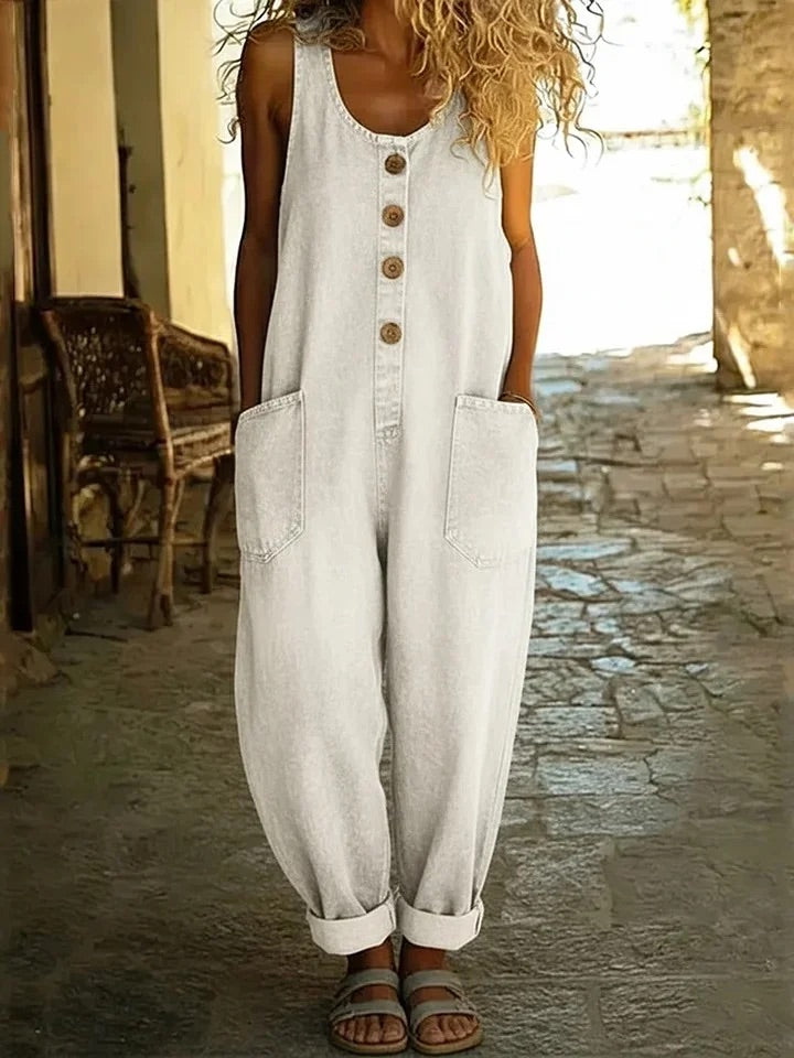 NOEMI | SALOPETTE IN DENIM INTERA