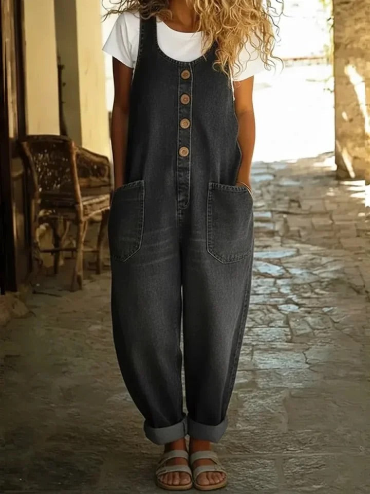 NOEMI | SALOPETTE IN DENIM INTERA