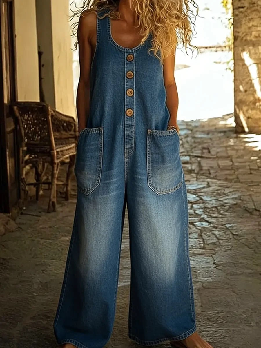 NOEMI | SALOPETTE IN DENIM INTERA