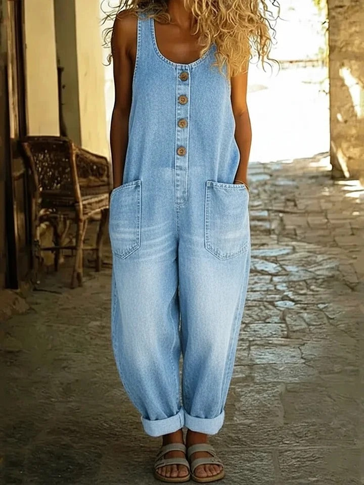 NOEMI | SALOPETTE IN DENIM INTERA