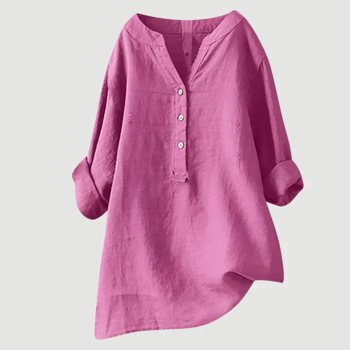 Freja | Airy and comfortable button-up shirt